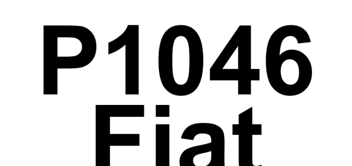 DTC P1046 Fiat - Definição em inglês: Cylinder 1 Oil Supply Solenoid Valve Overcurrent Definição em Português: Válvula Solenoide de Fornecimento de Óleo do Cilindro 1 - Corrente Excessiva