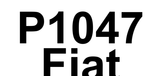 DTC P1047 Fiat - Definição em inglês: Cylinder 2 Oil Supply Solenoid Valve Voltage Out Of Range Definição em Português: Válvula Solenoide de Suprimento de Óleo do Cilindro 2 - Voltagem Fora da Faixa