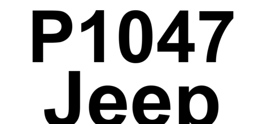 DTC P1047 Jeep - Definição em inglês: Cylinder 2 Oil Supply Solenoid Valve Voltage Out Of Range Definição em Português: Válvula solenoide de suprimento de óleo do cilindro 2 - Voltagem fora da faixa