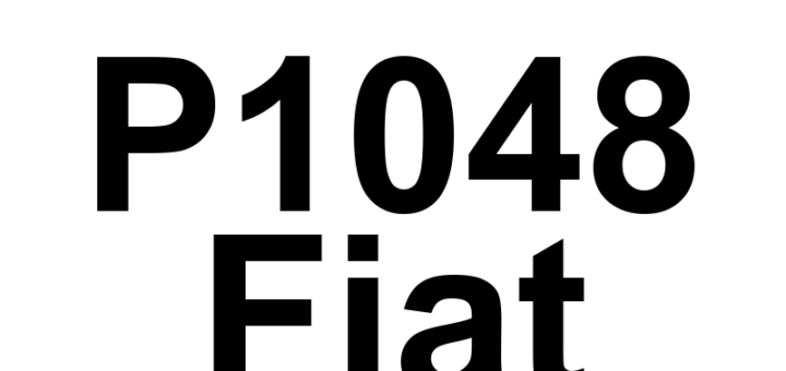 DTC P1048 Fiat - Definição em inglês: Cylinder 2 Oil Supply Solenoid Valve Overcurrent Definição em Português: Válvula Solenoide de Alimentação de Óleo do Cilindro 2 - Sobrecorrente
