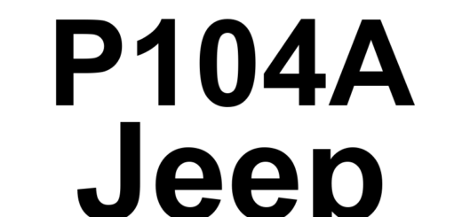 DTC P104A Jeep - Definição em inglês: Cylinder 3 Oil Supply Solenoid Valve Overcurrent Definição em Português: Válvula Solenoide de Abastecimento de Óleo do Cilindro 3 - Sobrecorrente