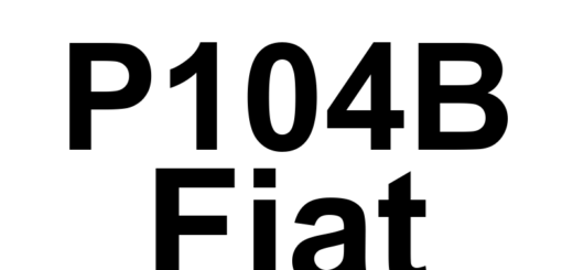 DTC P104B Fiat - Definição em inglês: Cylinder 4 Oil Supply Solenoid Valve Voltage Out Of Range Definição em Português: Válvula Solenoide de Abastecimento de Óleo do Cilindro 4 - Tensão Fora da Faixa