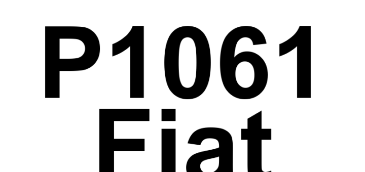 DTC P1061 Fiat - Definição em inglês: Cylinder 1 Oil Supply Solenoid Valve Stuck Definição em Português: Válvula solenóide de suprimento de óleo do cilindro 1 - Travada