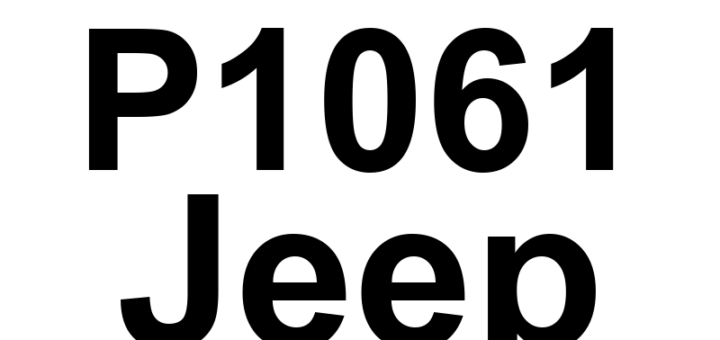 DTC P1061 Jeep - Definição em inglês: Cylinder 1 Oil Supply Solenoid Valve Stuck Definição em Português: Válvula Solenoide de Abastecimento de Óleo do Cilindro 1 - Travada