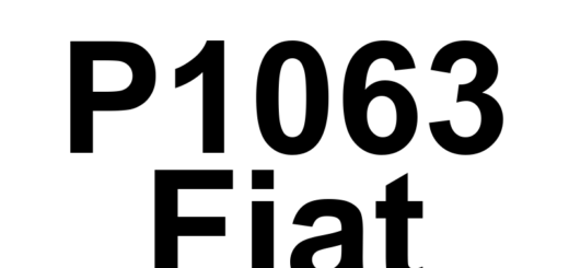 DTC P1063 Fiat - Definição em inglês: Cylinder 3 Oil Supply Solenoid Valve Stuck Definição em Português: Válvula solenóide de suprimento de óleo do cilindro 3 - Travada.