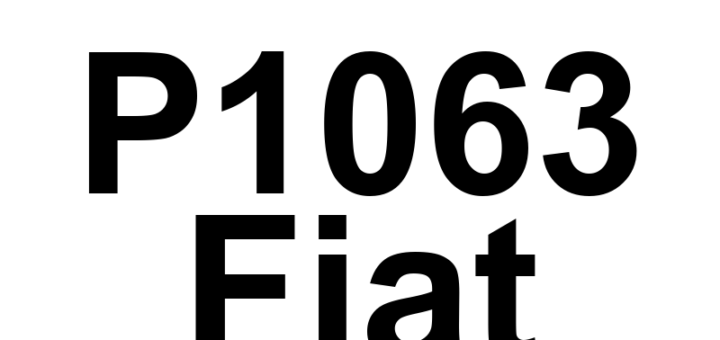 DTC P1063 Fiat - Definição em inglês: Cylinder 3 Oil Supply Solenoid Valve Stuck Definição em Português: Válvula solenóide de suprimento de óleo do cilindro 3 - Travada.