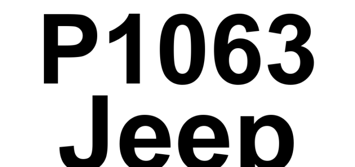DTC P1063 Jeep - Definição em inglês: Cylinder 3 Oil Supply Solenoid Valve Stuck Definição em Português: Válvula Solenoide de Fornecimento de Óleo do Cilindro 3 - Travada