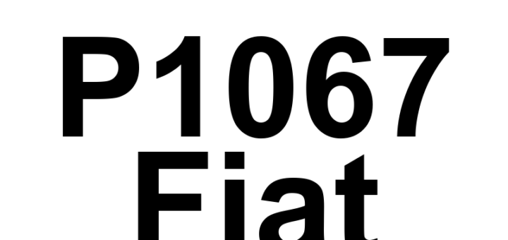 DTC P1067 Fiat - Definição em inglês: Cylinder 2 Oil Supply Solenoid Valve Switch On Time Out Of Range Definição em Português: Válvula solenóide de fornecimento de óleo do cilindro 2 - Tempo de ativação fora da faixa