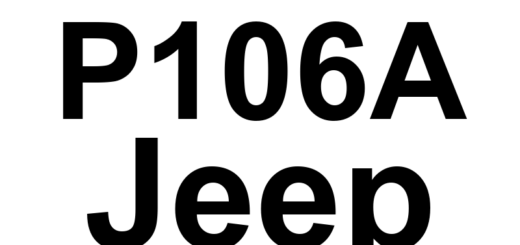 DTC P106A Jeep - Definição em inglês: Cylinder 3 Oil Supply Solenoid Valve Switch Off Time Out Of Range Definição em Português: Válvula Solenoide de Fornecimento de Óleo do Cilindro 3 - Tempo de Desligamento Fora da Faixa