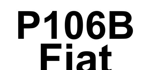 DTC P106B Fiat - Definição em inglês: Cylinder 4 Oil Supply Solenoid Valve Switch On Time Out Of Range Definição em Português: Válvula Solenoide de Suprimento de Óleo do Cilindro 4 - Tempo de Ativação Fora de Faixa