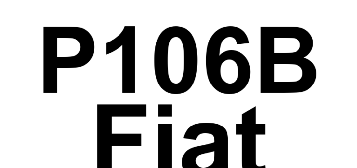 DTC P106B Fiat - Definição em inglês: Cylinder 4 Oil Supply Solenoid Valve Switch On Time Out Of Range Definição em Português: Válvula Solenoide de Suprimento de Óleo do Cilindro 4 - Tempo de Ativação Fora de Faixa