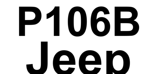 DTC P106B Jeep - Definição em inglês: Cylinder 4 Oil Supply Solenoid Valve Switch On Time Out Of Range Definição em Português: Válvula solenóide de fornecimento de óleo do cilindro 4 - Tempo de ativação fora da faixa