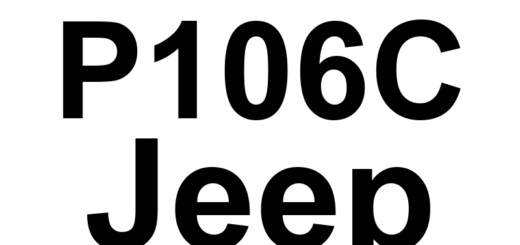 DTC P106C Jeep - Definição em inglês: Cylinder 4 Oil Supply Solenoid Valve Switch Off Time Out Of Range Definição em Português: Válvula Solenoide de Suprimento de Óleo do Cilindro 4 - Tempo para Desligar Fora do Intervalo