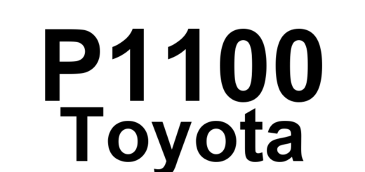 DTC P1100 Toyota - Definição em inglês: Barometric Pressure Sensor Circuit Malfunction Definição em Português: Circuito do Sensor de Pressão Barométrica - Mau funcionamento