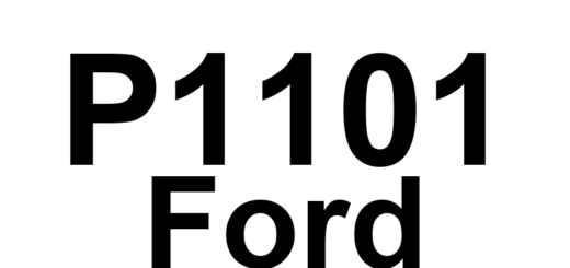 DTC P1101 Ford - Definição em inglês: Mass Air Flow Sensor Out Of Self Test Range Definição em Português: Sensor de Fluxo de Massa de Ar - Fora da Faixa de Teste Automático