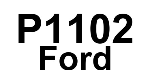 DTC P1102 Ford - Definição em inglês: Mass Air Flow Sensor In Range But Lower Than Expected Definição em Português: Sensor de Fluxo de Ar em Massa - Dentro da Faixa, mas Menor que o Esperado