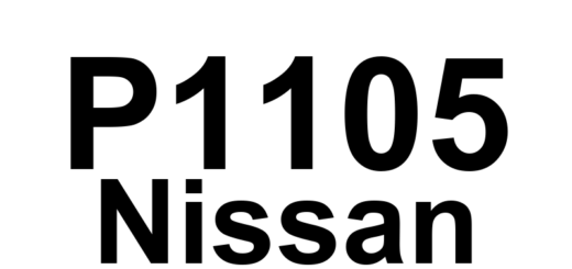DTC P1105 Nissan - Definição em inglês: MAP/BARO Switch Solenoid Valve Definição em Português: Válvula Solenoide de Troca MAP/BARO - Problema Detectado