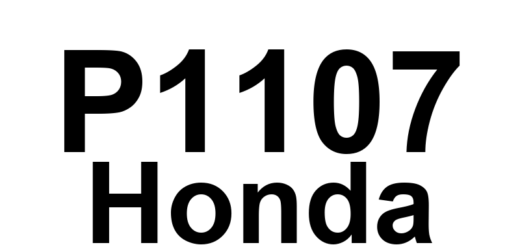 DTC P1107 Honda - Definição em inglês: BARO Pressure Sensor Circuit Low Input Definição em Português: Sensor de Pressão BARO - Sinal de Entrada Baixo