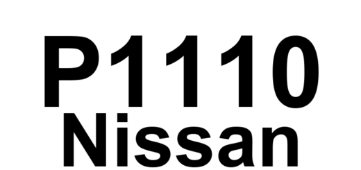 DTC P1110 Nissan - Definição em inglês: Intake Valve Timing Control Performance Definição em Português: Controle de Sincronização das Válvulas de Admissão - Desempenho Insatisfatório