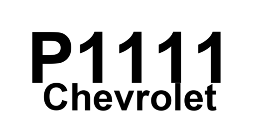 DTC P1111 Chevrolet - Definição em inglês: IAT Sensor Circuit Intermittent High Input Definição em Português: Circuito do Sensor IAT - Entrada Intermitente e Alta
