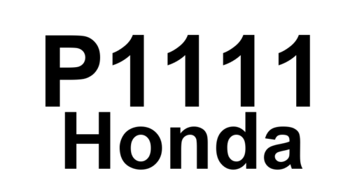 DTC P1111 Honda - Definição em inglês: IAT Sensor Circuit High Input (Intermittent) Definição em Português: Circuito do Sensor IAT - Entrada Alta (Intermitente)