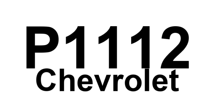 DTC P1112 Chevrolet - Definição em inglês: IAT Sensor Circuit Intermittent Low Input Definição em Português: Circuito do Sensor IAT - Entrada Baixa Intermitente