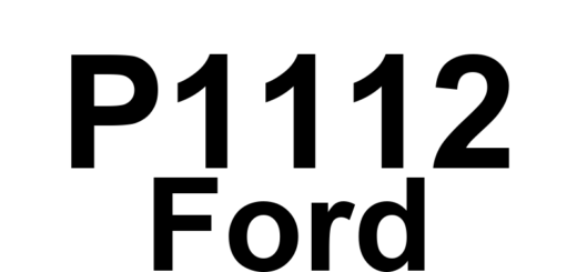 DTC P1112 Ford - Definição em inglês: Intake Air Temperature Circuit Intermittent Definição em Português: Circuito de Temperatura do Ar de Admissão - Intermitente