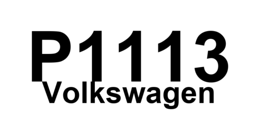DTC P1113 Volkswagen - Definição em inglês: O2 Control (Bank 1 Sensor 1) Internal Resistance Too High Definição em Português: Resistência Interna do Controle da Sonda Lambda (Banco 1 Sensor 1) Muito Alta