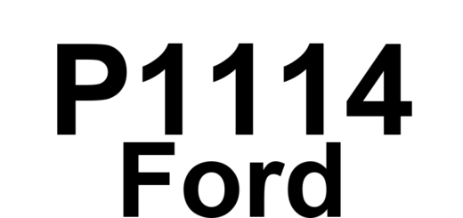 DTC P1114 Ford - Definição em inglês: IAT Sensor Circuit Low Input Definição em Português: Circuito do Sensor IAT - Entrada Baixa