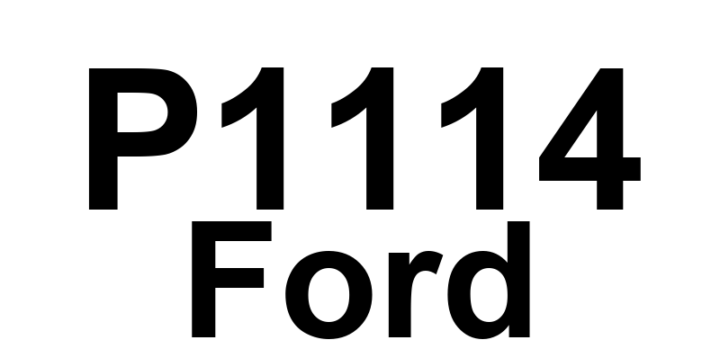DTC P1114 Ford - Definição em inglês: IAT Sensor Circuit Low Input Definição em Português: Circuito do Sensor IAT - Entrada Baixa