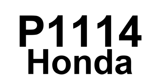 DTC P1114 Honda - Definição em inglês: ECT Sensor Circuit Low Input (Intermittent) Definição em Português: Circuito do Sensor ECT - Entrada Baixa (Intermitente)