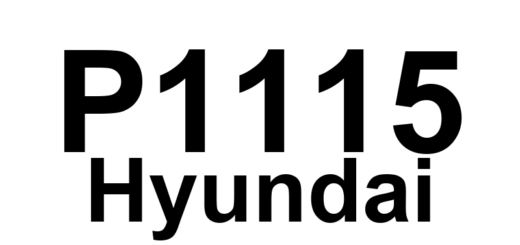 DTC P1115 Hyundai - Definição em inglês: Engine Coolant temperature Sensor Circuit- Intermittent High Input Definição em Português: Circuito do Sensor de Temperatura do Líquido de Arrefecimento do Motor - Entrada Alta Intermitente