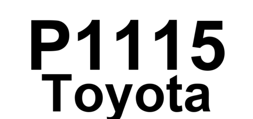 DTC P1115 Toyota - Definição em inglês: Coolant Temperature Sensor Circuit For Coolant Heat Storage System Definição em Português: Circuito do Sensor de Temperatura do Refrigerante - Sistema de Armazenamento de Calor do Refrigerante