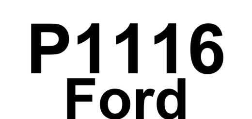 DTC P1116 Ford - Definição em inglês: Engine Coolant Temperature (ECT) Sensor Out Of Self Test Range Definição em Português: Sensor de Temperatura do Líquido de Arrefecimento do Motor - Fora da Faixa do Autoteste