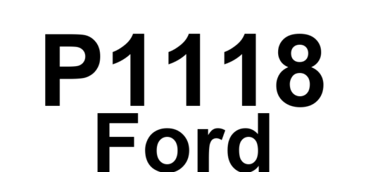 DTC P1118 Ford - Definição em inglês: Manifold Air Temperature Sensor Low Input Definição em Português: Sensor de Temperatura do Ar do Coletor - Sinal de Entrada Baixo