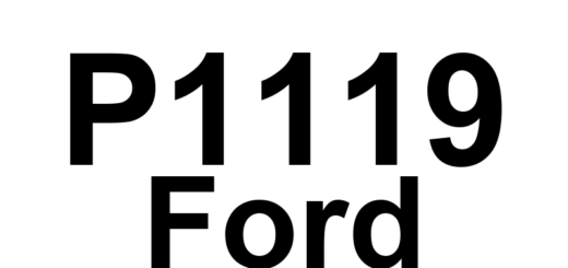 DTC P1119 Ford - Definição em inglês: Manifold Air Temperature Sensor High Input Definição em Português: Sensor de Temperatura do Ar do Coletor - Entrada Alta