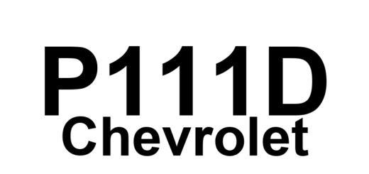 DTC P111D Chevrolet - Definição em inglês: Intake Air Temperature (IAT) Sensor 1-Fuel Temperature Sensor 2 Correlation Definição em Português: Sensor de Temperatura do Ar de Admissão (IAT) 1 - Correlação com Sensor de Temperatura de Combustível 2