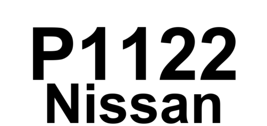 DTC P1122 Nissan - Definição em inglês: Electronic Throttle Control Actuator Malfunction Definição em Português: Atuador de Controle Eletrônico do Acelerador - Mau Funcionamento