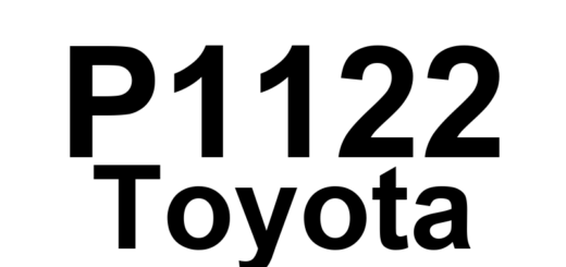 DTC P1122 Toyota - Definição em inglês: Coolant Flow Control Valve Position Sensor Circuit Low Definição em Português: Sensor de Posição da Válvula de Controle do Fluxo de Coolant - Circuito Baixo