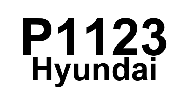 DTC P1123 Hyundai - Definição em inglês: Fuel Trim Adaptive Air System Too Rich Definição em Português: Sistema de Ar do Ajuste de Combustível - Muito Rico