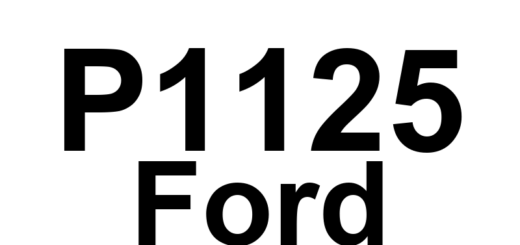 DTC P1125 Ford - Definição em inglês: TP Sensor Circuit Malfunction (Intermittent) Definição em Português: Circuito do Sensor TP - Mau Funcionamento (Intermitente)