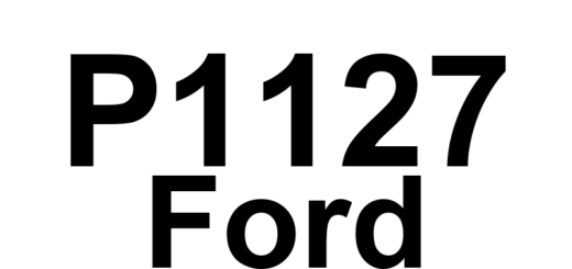 DTC P1127 Ford - Definição em inglês: Exhaust Temperature Out Of Range, O2 Sensor Tests Not Completed Definição em Português: Temperatura de Escape - Fora da Faixa, Testes do Sensor de O2 Não Completados