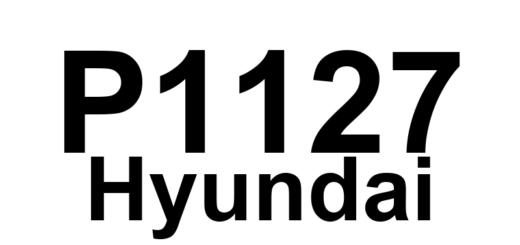 DTC P1127 Hyundai - Definição em inglês: Long Term Fuel Trim Multiplier System Too Rich Definição em Português: Multiplicador de Ajuste de Combustível a Longo Prazo - Sistema Muito Rico