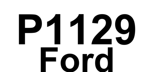 DTC P1129 Ford - Definição em inglês: Downstream Oxygen Sensors Swapped From Bank-to Bank Definição em Português: Sensores de Oxigênio Pós-Catalisador - Troca entre Bancos.