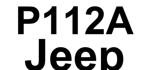 DTC P112A Jeep - Definição em inglês: O2 Sensor 1/1 Pumping Undercurrent Definição em Português: Sensor de O2 - Corrente de bombeamento insuficiente (Banco 1, Sensor 1)