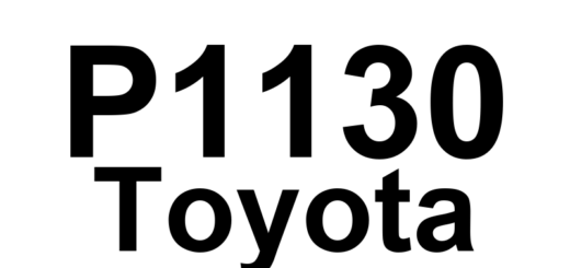DTC P1130 Toyota - Definição em inglês: A/F Sensor Circuit Range/Performance Malfunction (Only for California Spec.) Definição em Português: Circuito do Sensor A/F - Mau Funcionamento no Alcance/Desempenho (Apenas para Especificação da Califórnia)