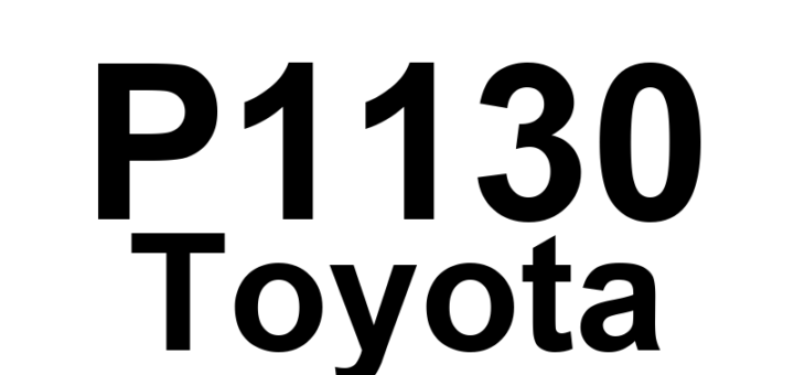 DTC P1130 Toyota - Definição em inglês: A/F Sensor Circuit Range/Performance Malfunction (Only for California Spec.) Definição em Português: Circuito do Sensor A/F - Mau Funcionamento no Alcance/Desempenho (Apenas para Especificação da Califórnia)