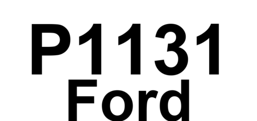 DTC P1131 Ford - Definição em inglês: Lack of HO2S-11 Switching, HO2S Signal Low Input Definição em Português: Comutação de HO2S-11 Ausente, Sinal de Entrada de HO2S Muito Baixo (Sensor de Oxigênio, Banco 1, Sensor 1)