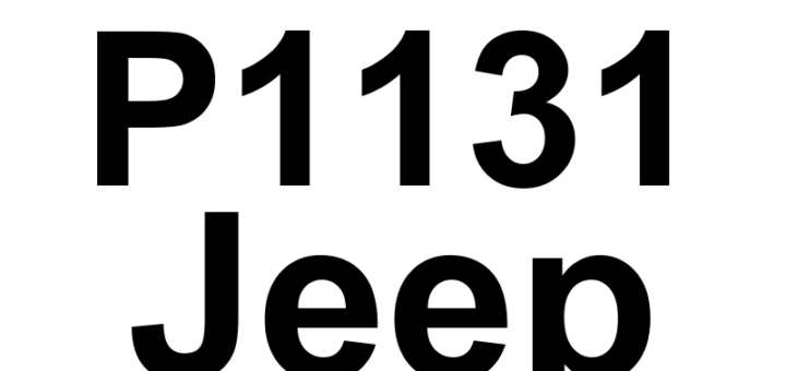 DTC P1131 Jeep - Definição em inglês: Glow Plug Module Voltage Supply Definição em Português: Módulo da vela de pré-aquecimento - Fornecimento de tensão
