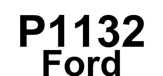 DTC P1132 Ford - Definição em inglês: Lack of HO2S-11 Switching, HO2S Signal High Input Definição em Português: Falta de comutação do HO2S-11 - Sinal de entrada alto do HO2S (Banco 1, Sensor 1)